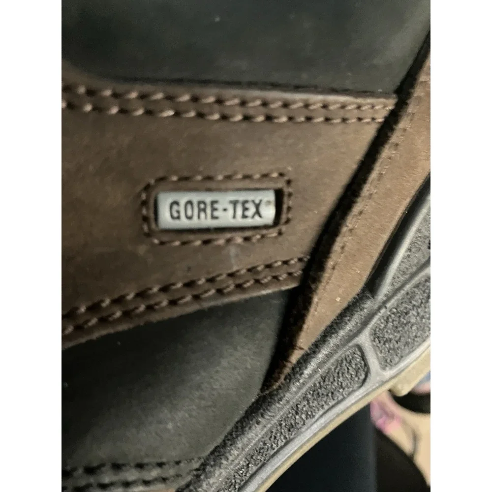 Ecco Track 25 Low GTX GoreTex Leather Outdoor Hiking Walking Shoes 44/10–10.5